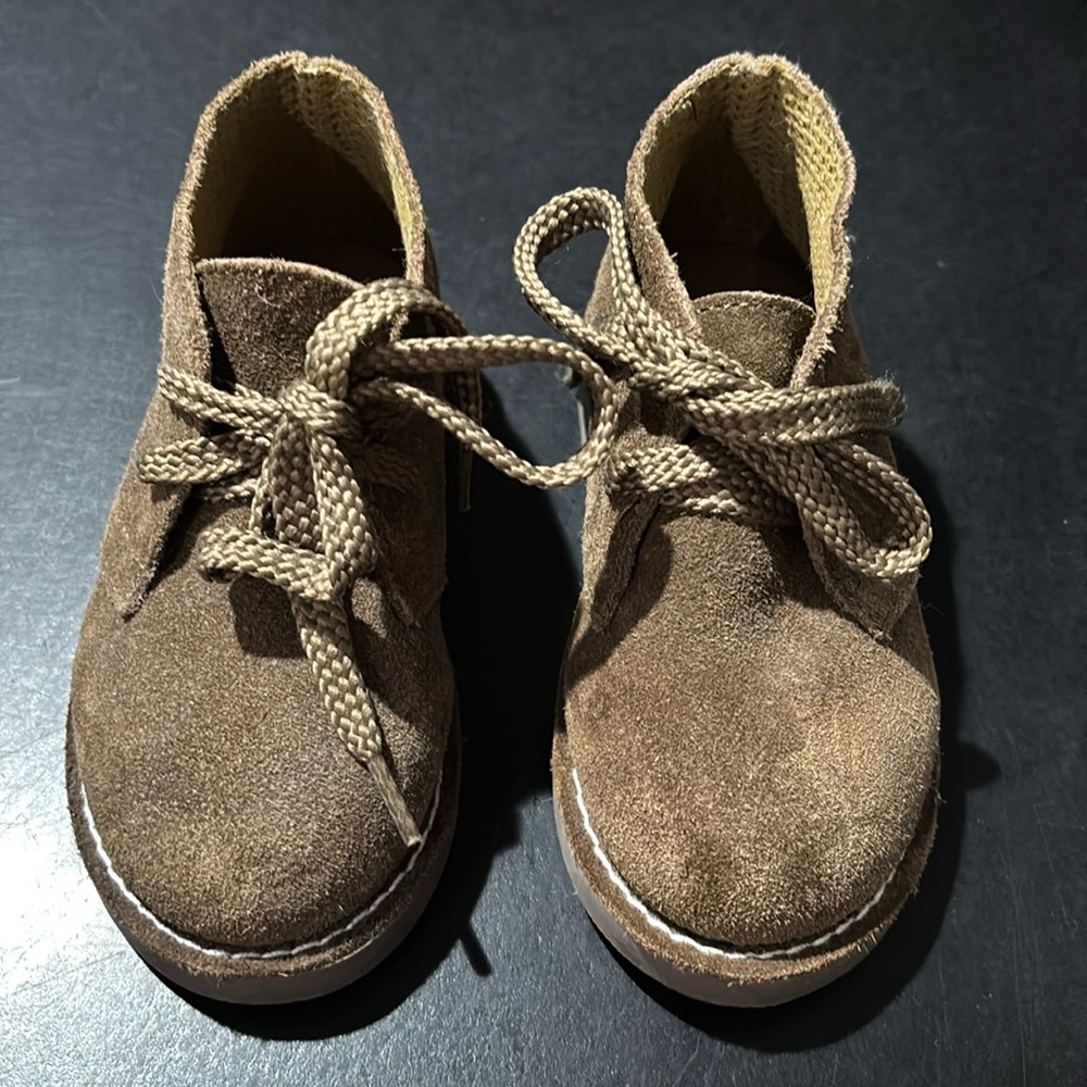 J.Crew Factory Boys Desert Boots size 9 toddler brown